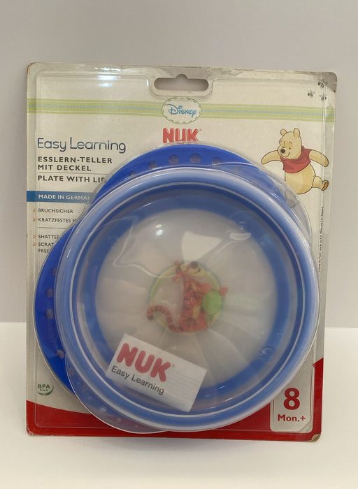 Nuk Plate with Lid 8M+