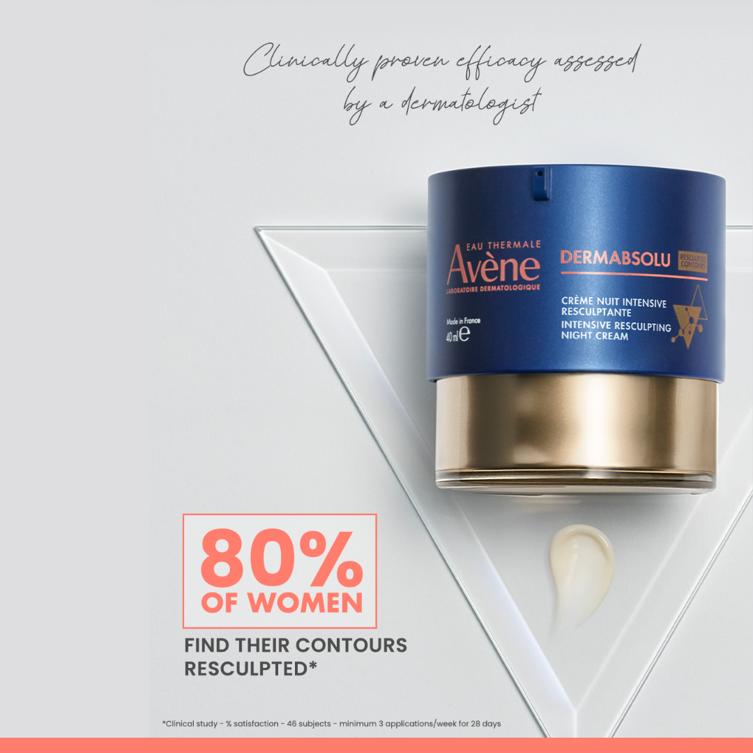 Avene DermAbsolu Filler Eye Contour Cream & Intensive Resculpting Night Cream Duo Pack