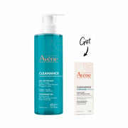 AVENE CLEANANCE GEL NETTOYANT 400ML Plus FREE Avene Comedomed Sample
