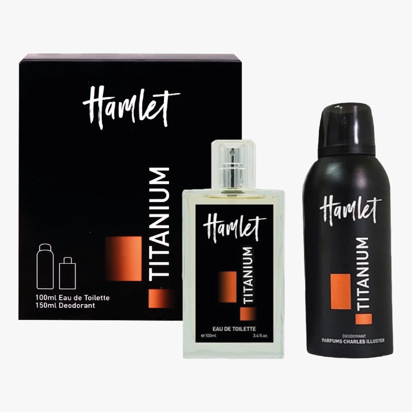 Hamlet Coffret Titanium Eau De Toilette 100ml & Deodorant 150ml