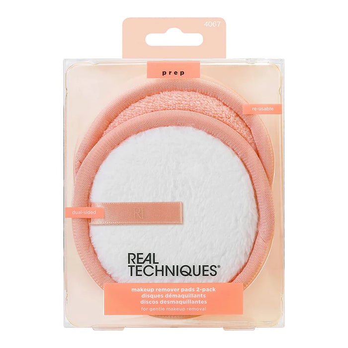 REAL TECHNIQUES REUSABLE MAKE-UP REMOVER PADS X 2