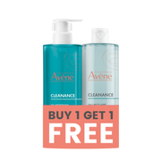 Avene Buy 1 Get 1  Buy Avene Cleanance cleansing gel 400ml  Get Cleansing micellar water 400ml