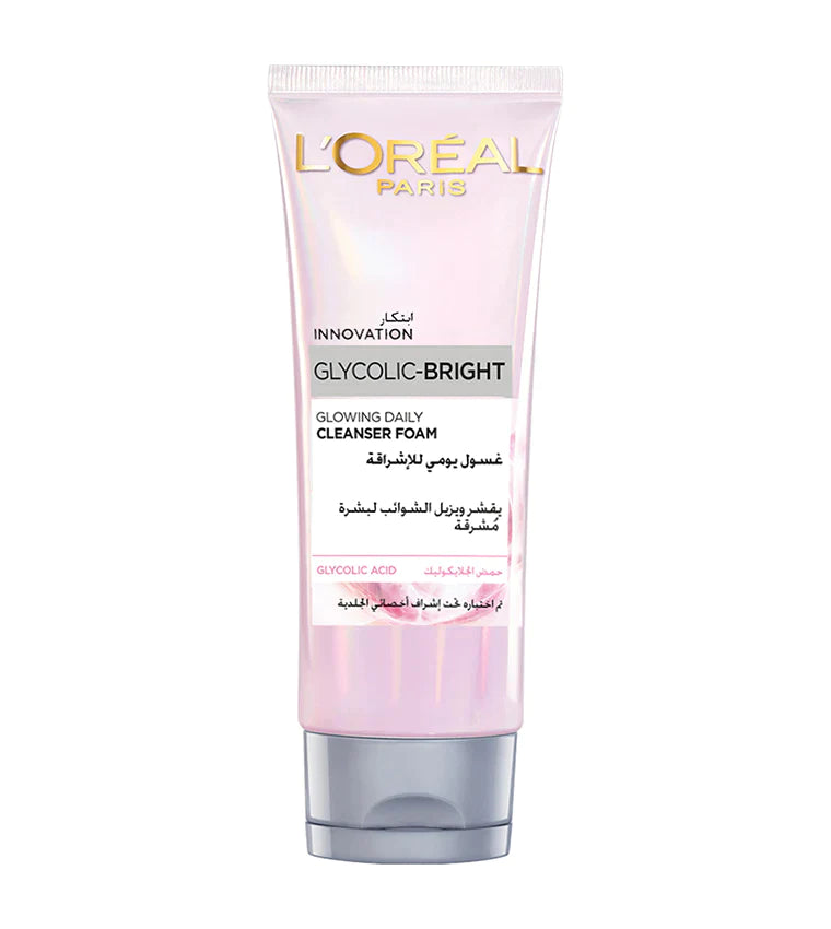 LOREAL GLYCOLIC BRIGHT INSTANT GLOWING FACE WASH 100ML