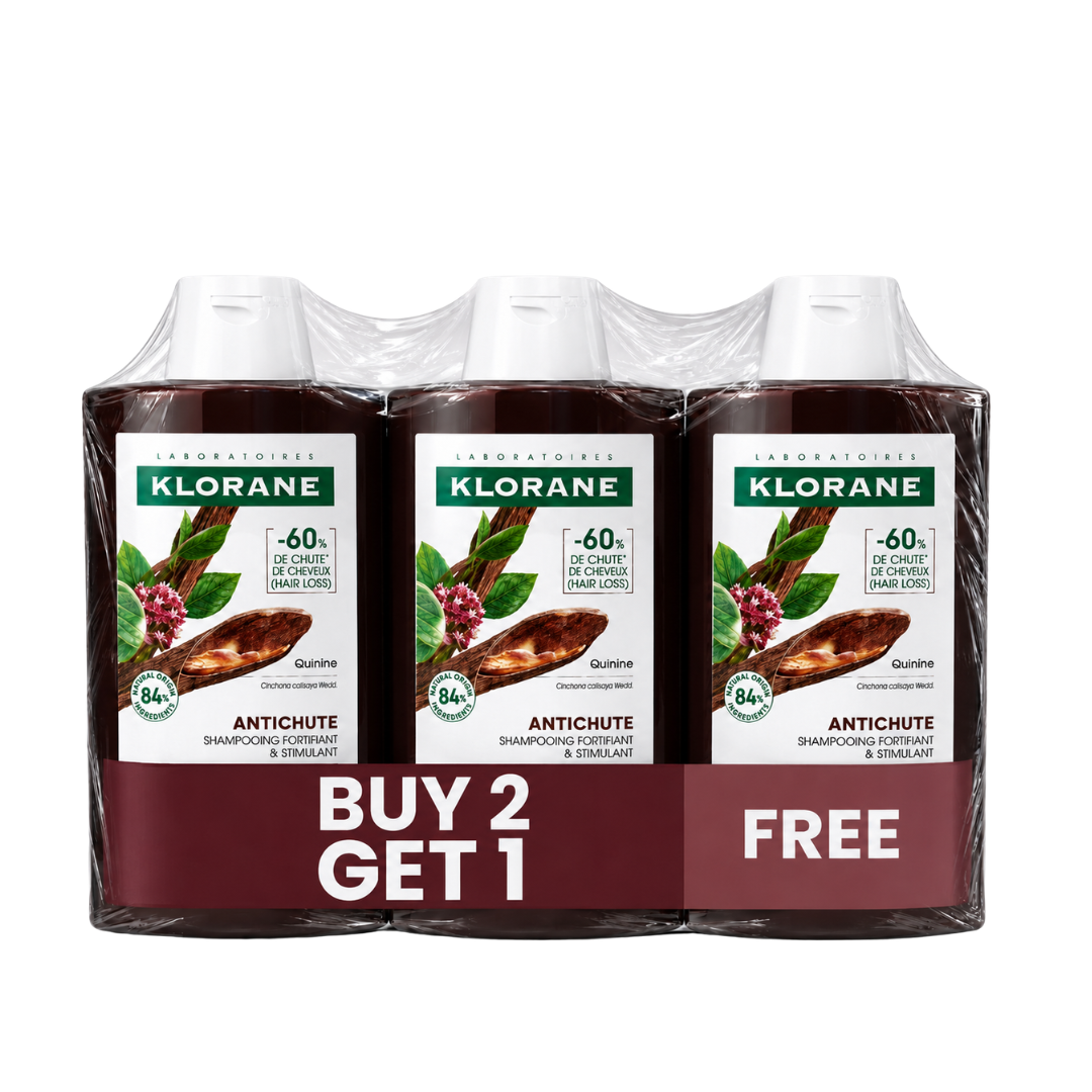 KLORANE Strengthening & Revitalizing Shampoo with Quinine and B Vitamins 400ML Buy 2 Get 1 FREE