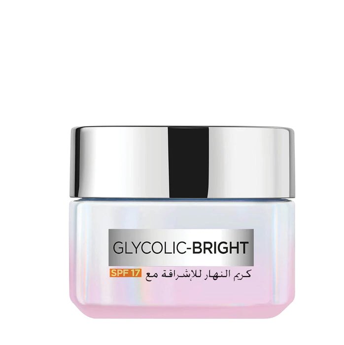 LOREAL GLYCOLIC BRIGHT GLOWING DAY CREAM SPF17 50ML