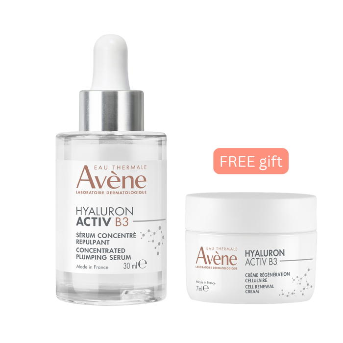 Avene Hyaluron Activ B3 Concentrated Plumping Serum + Free Avene Hyaluron creme du jour pot 7ml