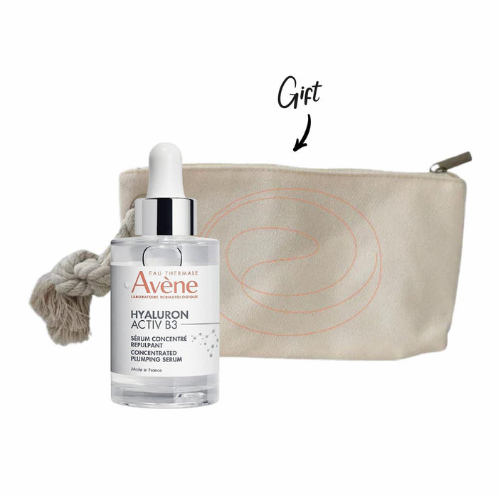 AVENE HYALURON ACTIV B3 SERUM CONCENTRE REPULPANT 30ML+ FREE POUCH