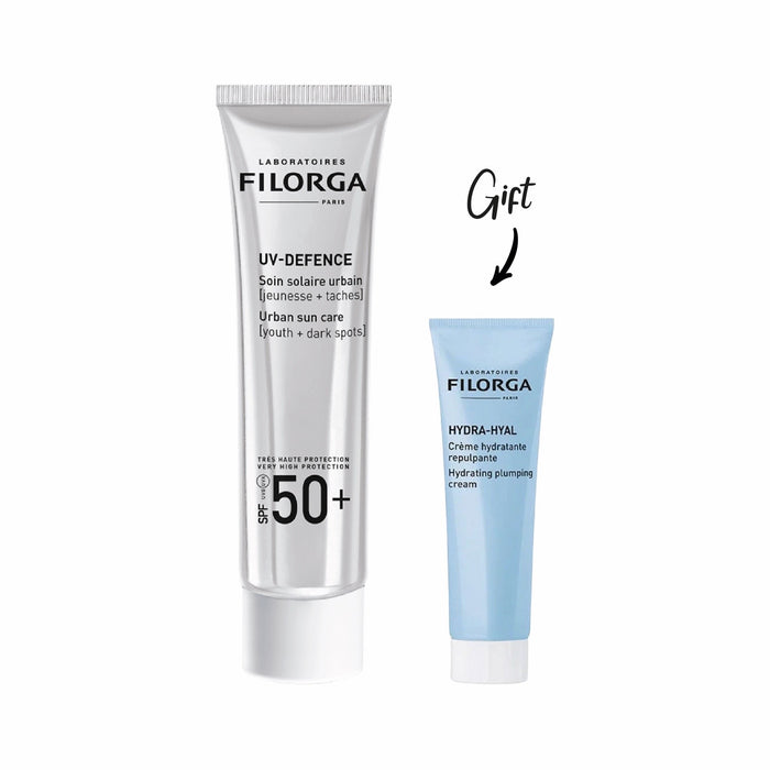 FILORGA UV DEFENCE ANTI-BROWN SPOT SUN CARE 40ML+ FREE FILORGA HYDRA HYAL CREAM