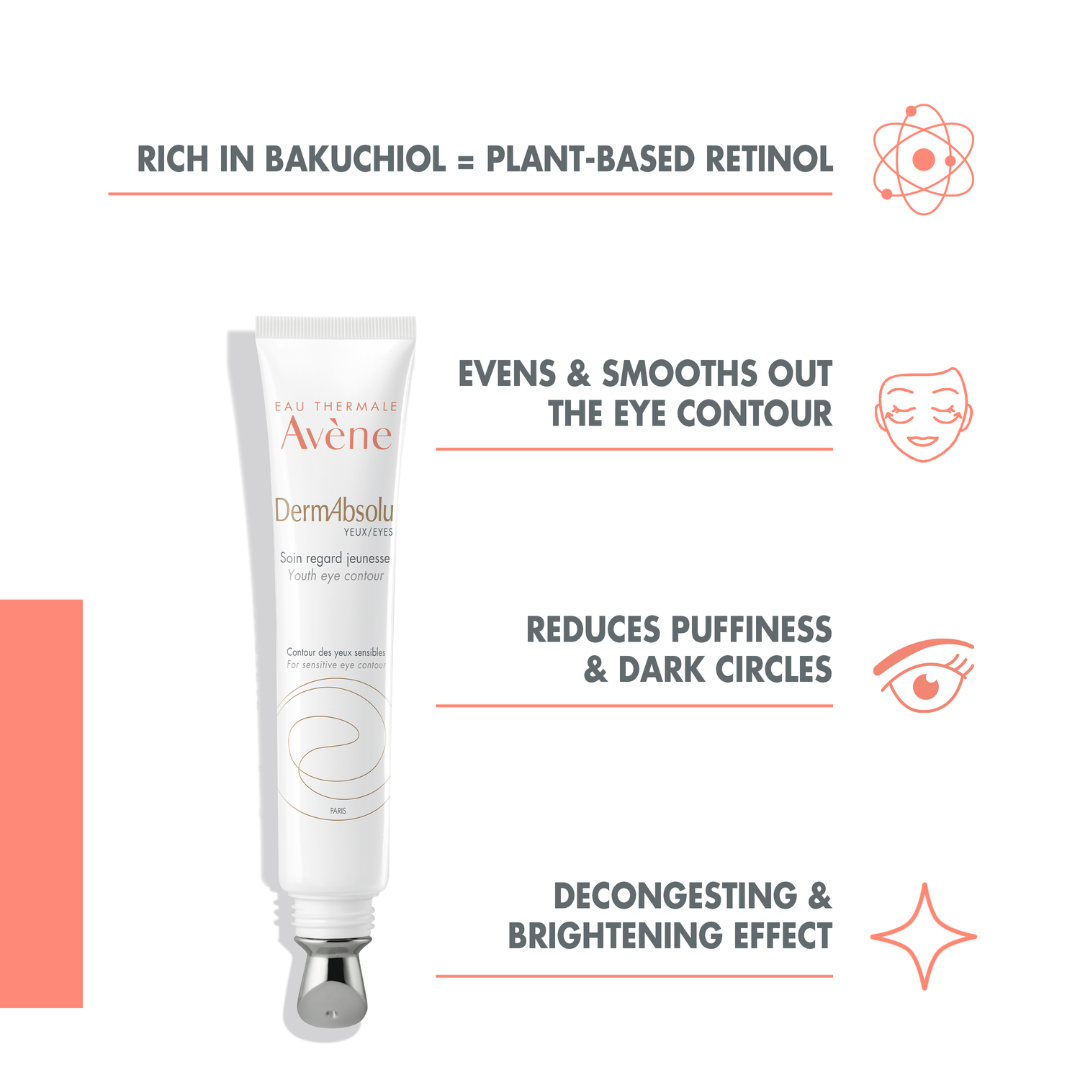 Avene DermAbsolu Filler Eye Contour Cream & Intensive Resculpting Night Cream Duo Pack