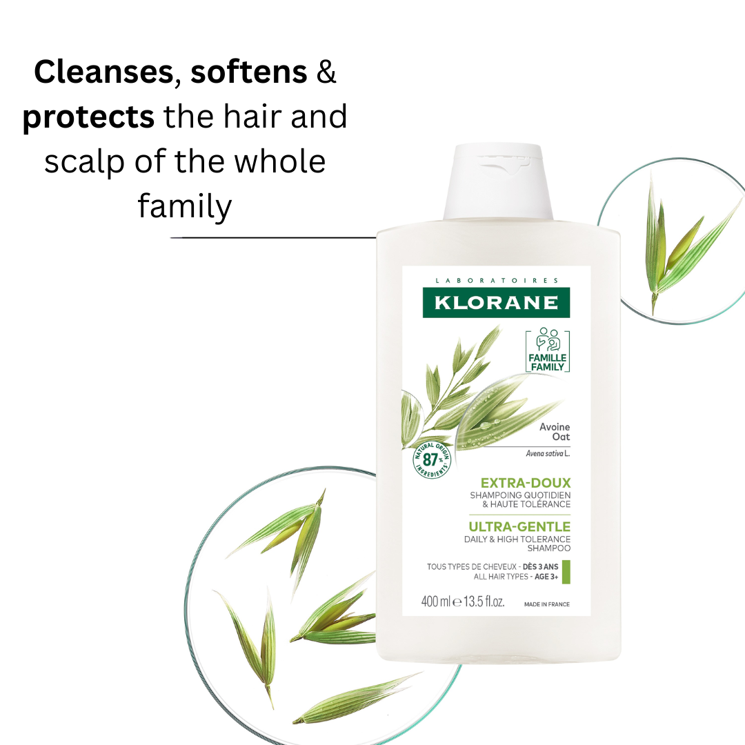 KLORANE Ultra-Gentle Shampoo with Oat Milk Buy 2 Get 1 FREE