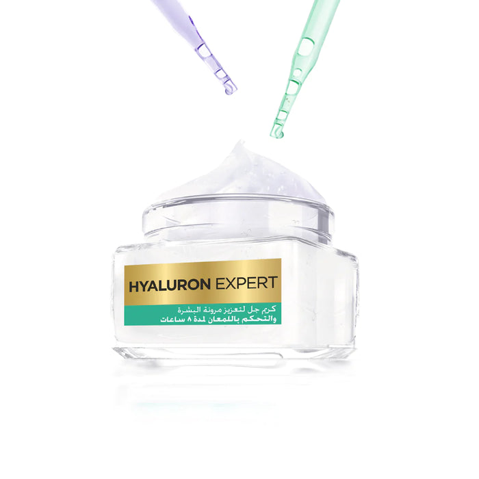 LOREAL HYALURON EXPERT 8H SHINE CONTROL REPLUMPING GEL CREAM 50ML