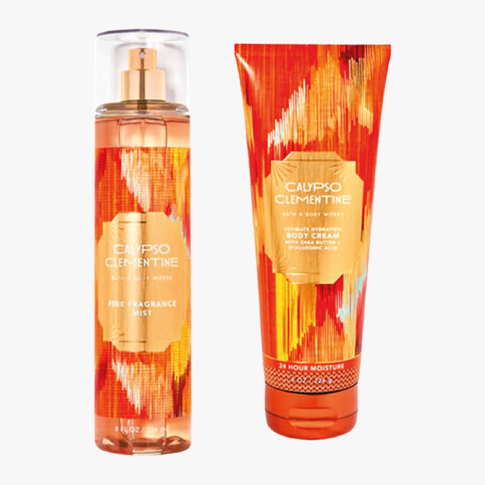 BATH & BODY WORKS CALYPSO CLEMEN TIME BODY LOTION 226g + BODY MIST 236ml