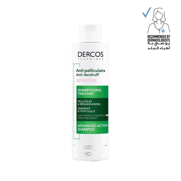 VICHY DERCOS ANTI-DANDRUFF TREATMENT SHAMPOO - SENSITIVE SHAMPOO 200ML