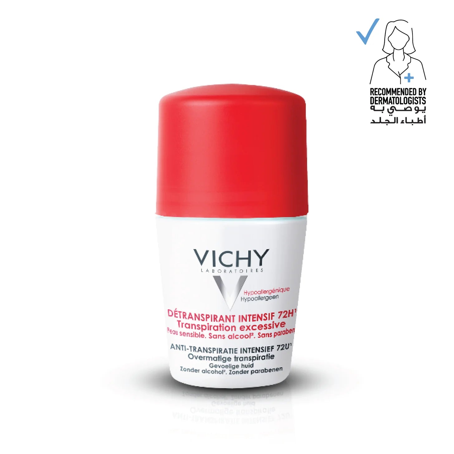VICHY DEO ROLL ON STRESS RESIST ANTI-PERSPIRANT INTENSIVE TREATMENT 72-HOUR 50ML