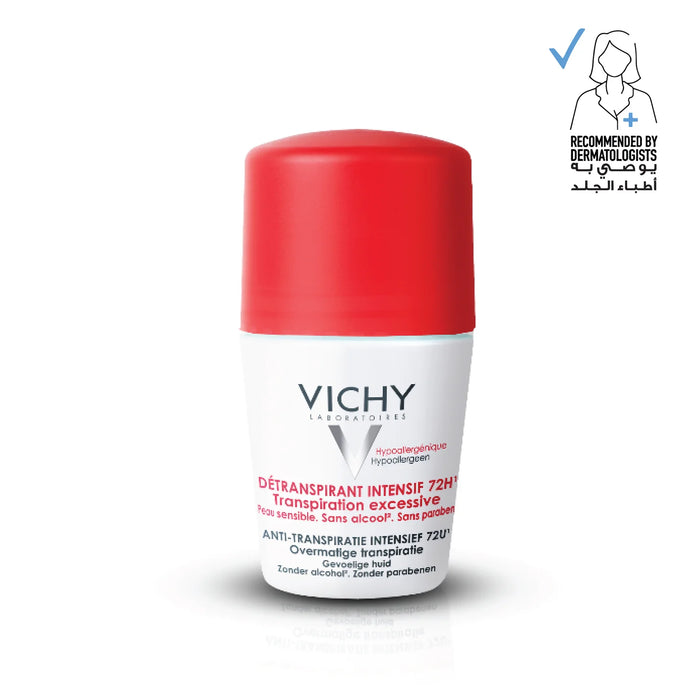 VICHY STRESS RESIST ANTI-PERSPIRANT INTENSIVE TREATMENT 72-HOUR ROLL-ON 50ML