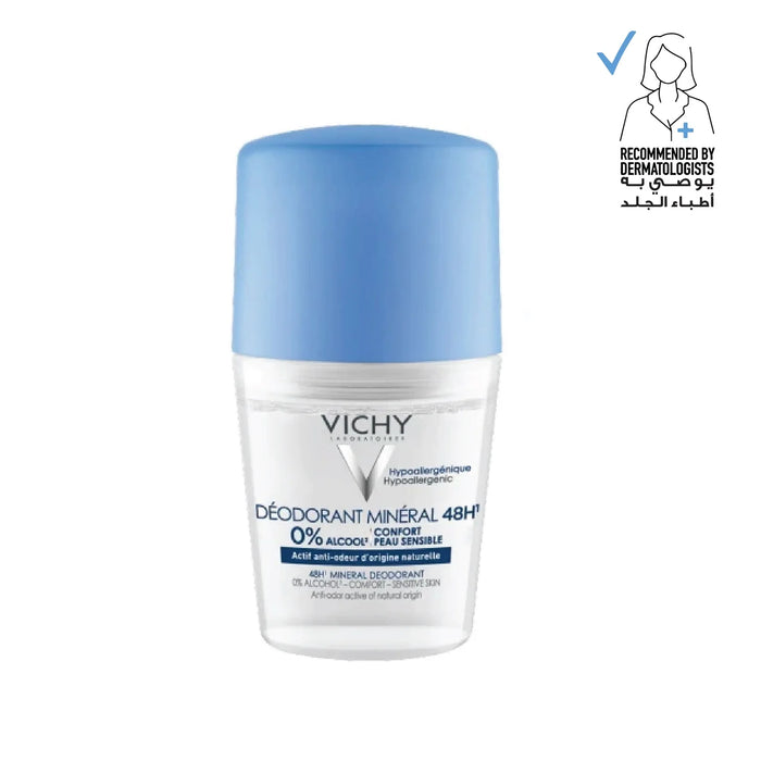 VICHY MINERAL DEODORANT ROLL ON 50ML