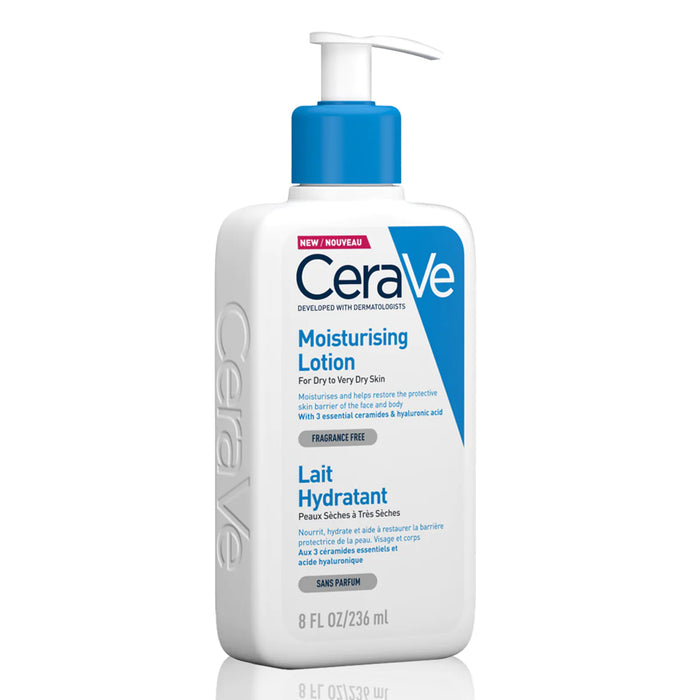 CERAVE MOISTURIZING LOTION | 24H BODY AND FACE MOISTURIZER FOR DRY TO VERY DRY SKIN 236ML