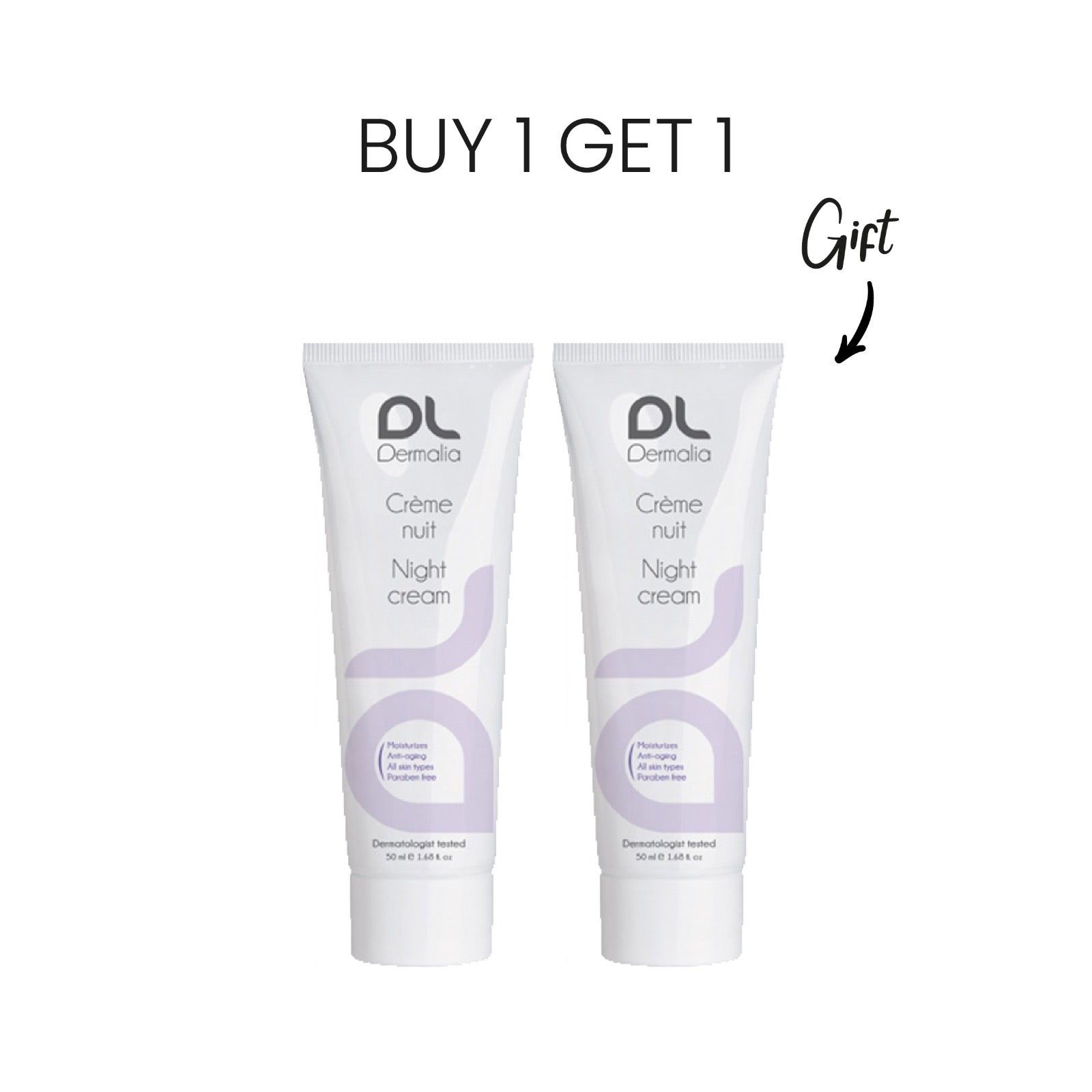 Buy 1 Get 1 Free Dermalia Night Cream