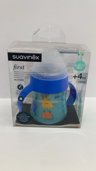 Suavinex Feeding Bottle with Handle and Silicone Spout 150ML