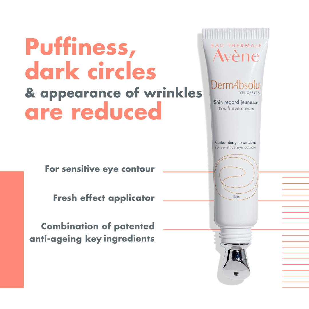 Avene DermAbsolu Filler Eye Contour Cream & Intensive Resculpting Night Cream Duo Pack