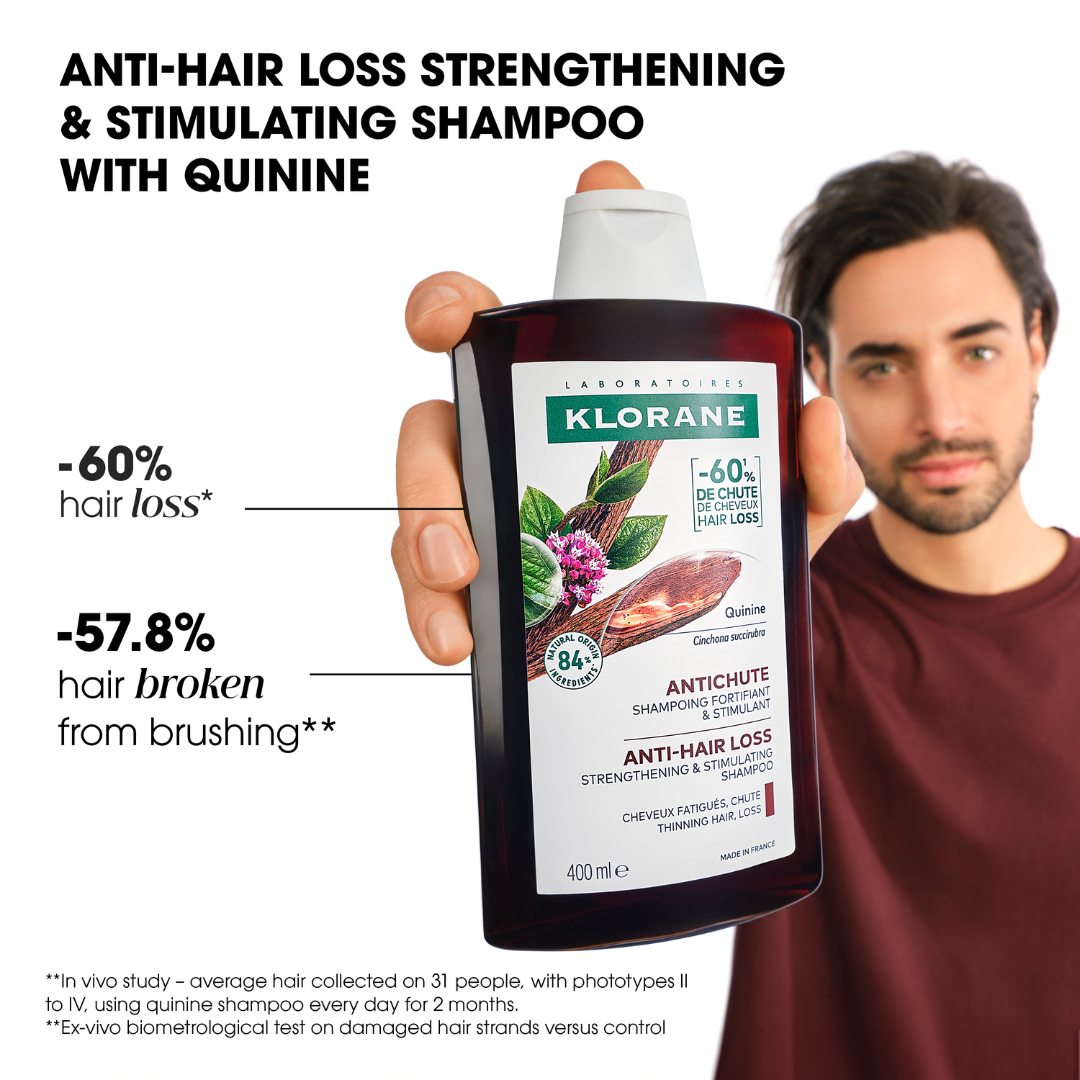 KLORANE Strengthening & Revitalizing Shampoo with Quinine and B Vitamins 400ML Buy 2 Get 1 FREE