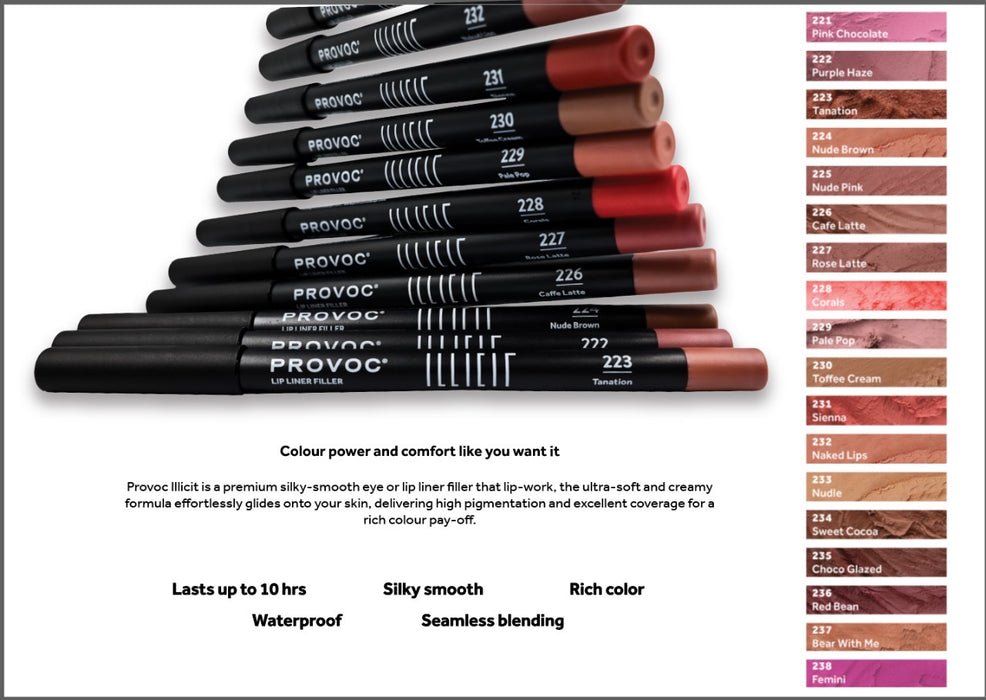 PROVOC FILLER LIP LINER NEW