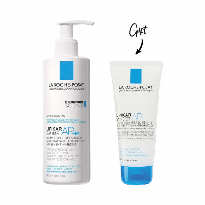 LA ROCHE POSAY LIPIKAR BALM APM 400ML + FREE LIPIKAR Cream Lavante 100ML