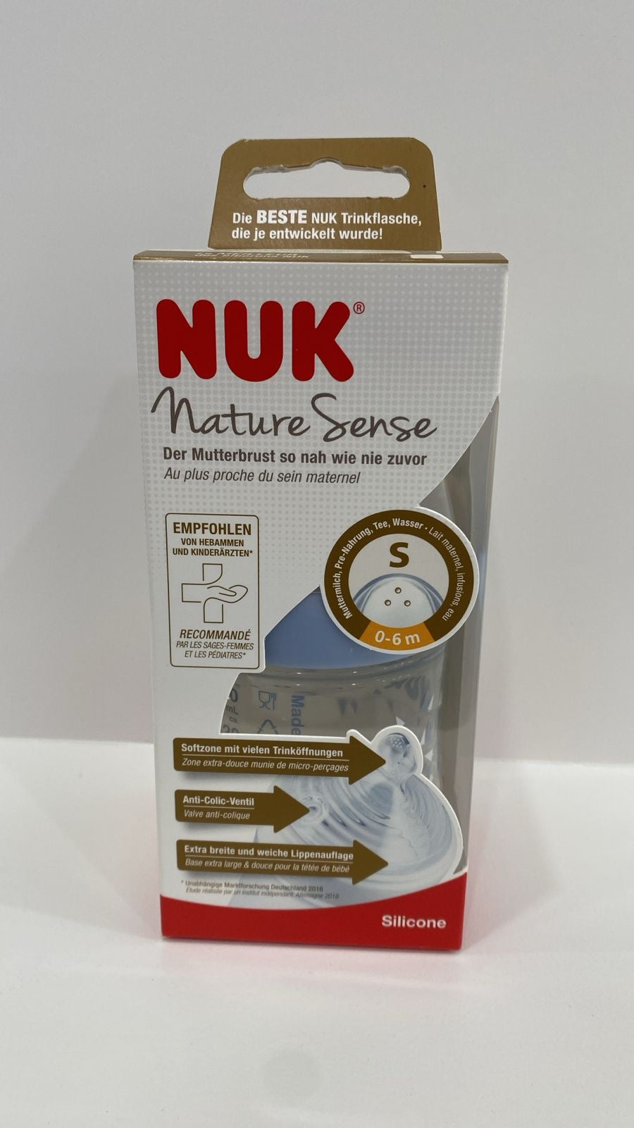 Nuk Nature Sense Bottle 0-6M