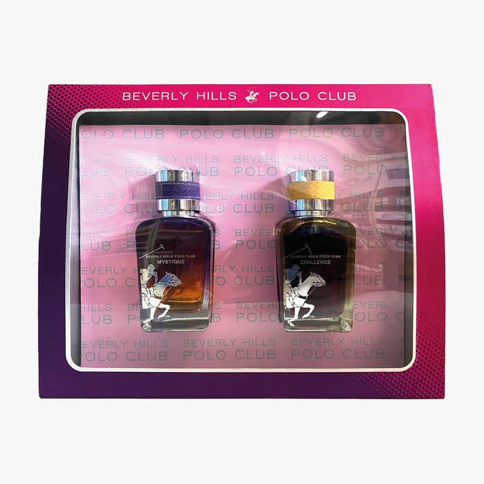 PERFUME BEVERLY HILLS POLO CLUB WOMEN MYSTIC 100ML + CHALLENGE 100ML GIFT SET