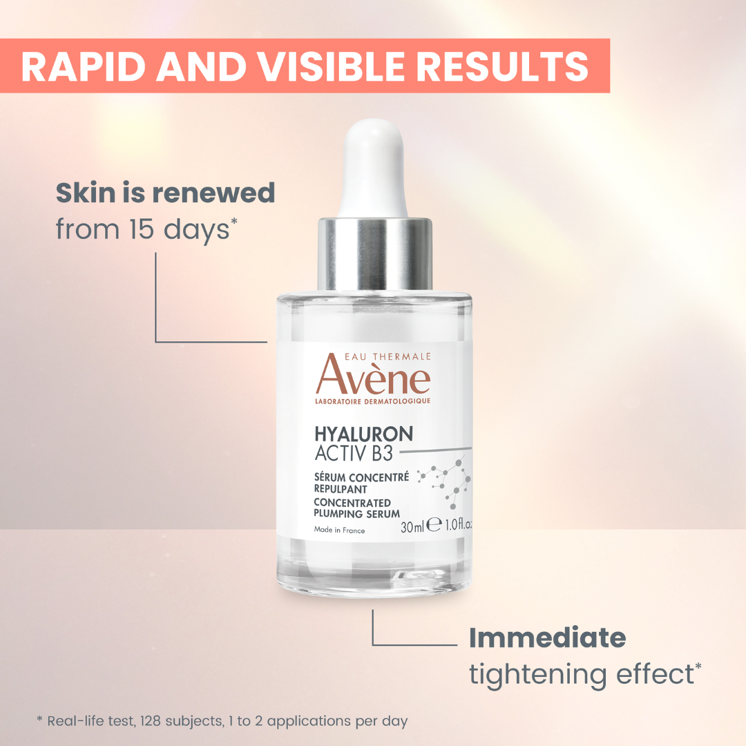 Buy Avène Hyaluron Activ B3 concentrated plumping serum & get a FREE 10ml serum | Plumping Duo