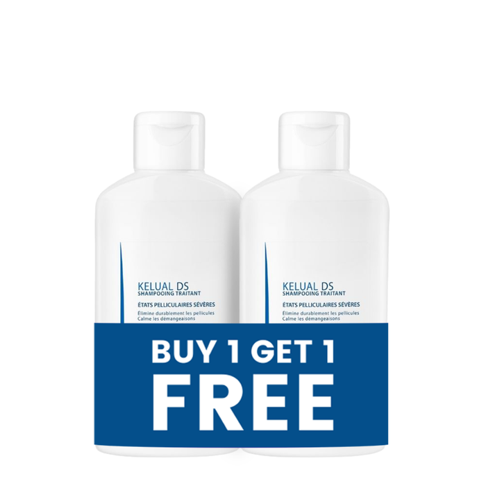 Ducray Buy 1 Get 1  Buy Ducray Kelual DS treatment shampoo 100ml  Get Kelual DS treatment shampoo 100ml