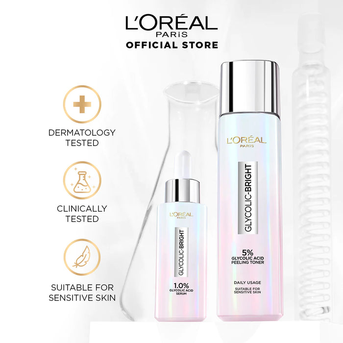 LOREAL 5% GLYCOLIC ACID PEELING TONER FOR INSTANT GLOWING SKIN