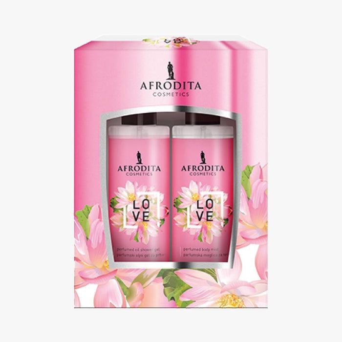 AFRODITA LOVE BODY MIST + SHOWER GEL