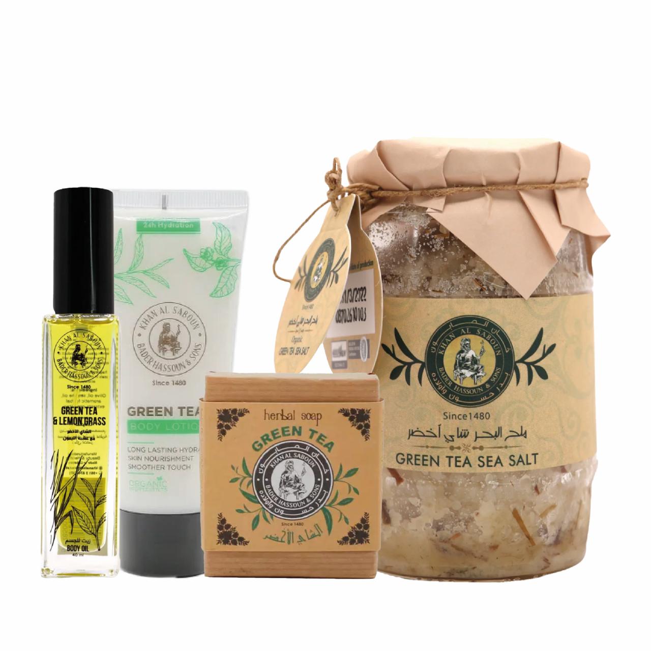 Khan Alsaboun Green Tea & LemonGrass Gift Box