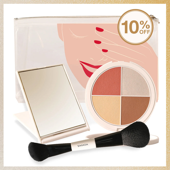 10% OFF SAMOA Pack Face it Plus FREE Pouch and Mirror