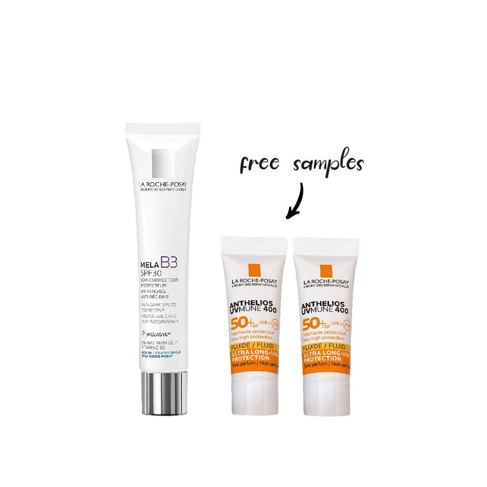 LA ROCHE POSAY MELA B3 SPF30 WITH NIACINAMIDE 40ML+ 2 FREE Samples