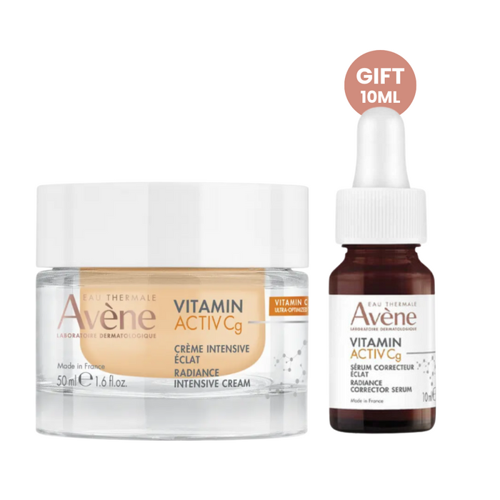 Avene Vitamin Cg Cream 50ML + FREE Avene Vitamin Cg Serum 10ML