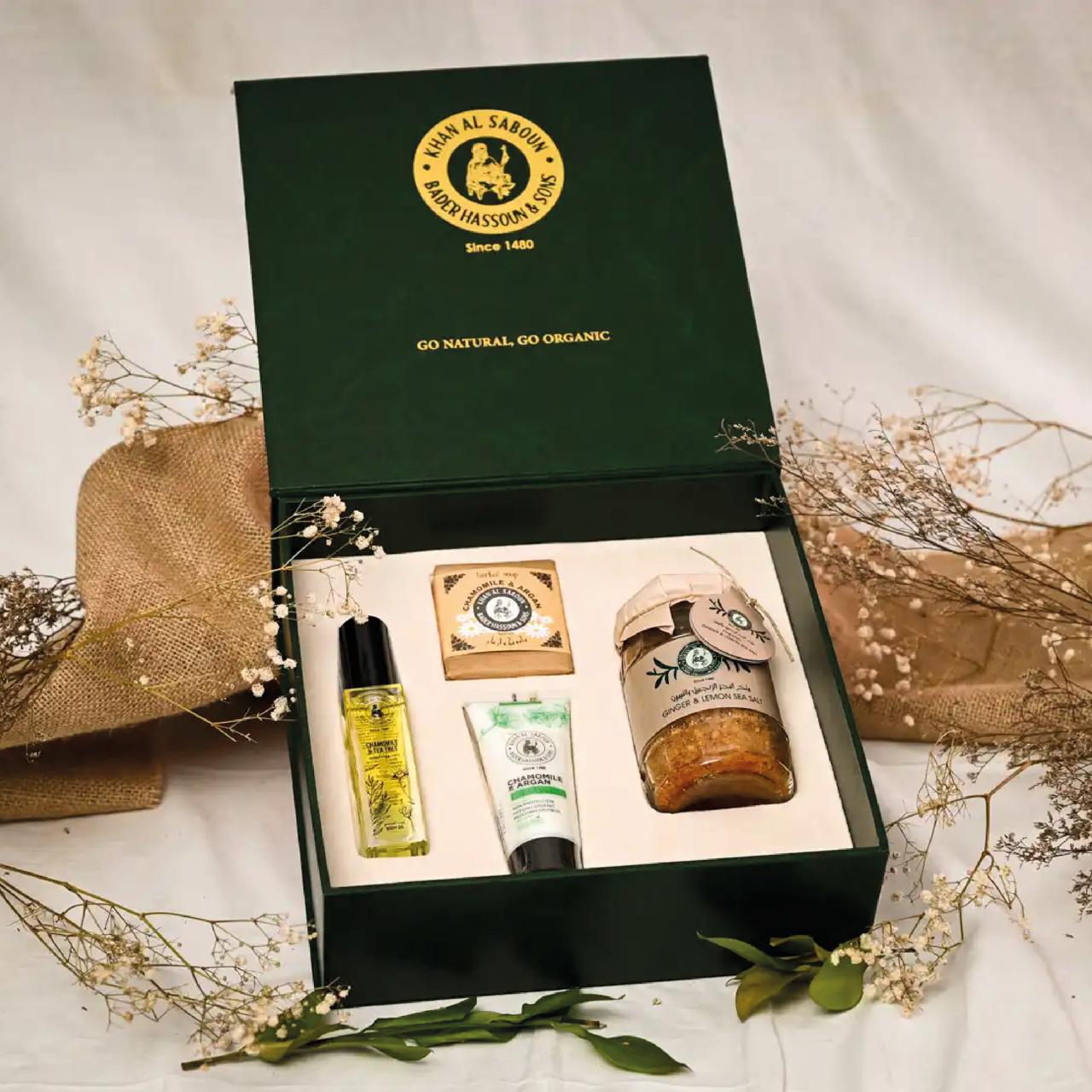 Khan Alsaboun Green Tea & LemonGrass Gift Box