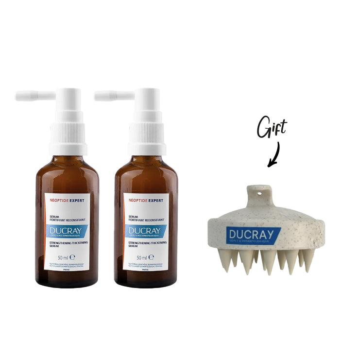 DUCRAY NEOPTIDE EXPERT 2X50ML+ FREE Scalp Massager