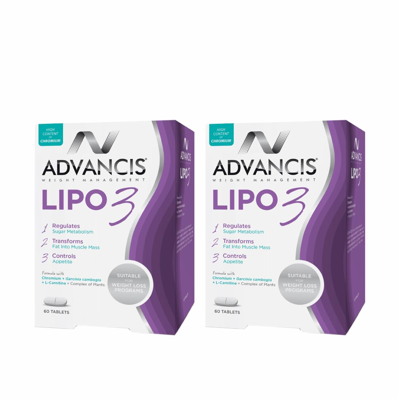 ADVANCIS LIPO 3 WEIGHT LOSS 60 TABLETS