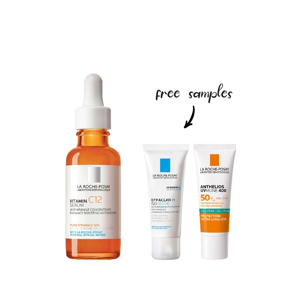 LA ROCHE POSAY PURE VIT C SERUM 30ML+ 2 FREE Samples