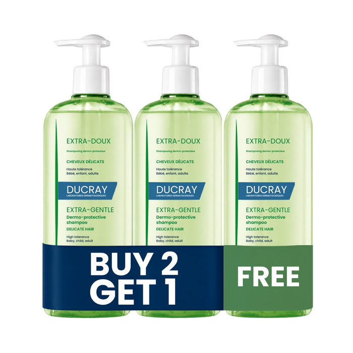 DUCRAY Extra-Doux Shampooing Dermo-Protecteur 400ml Buy 2 Get 1 Free
