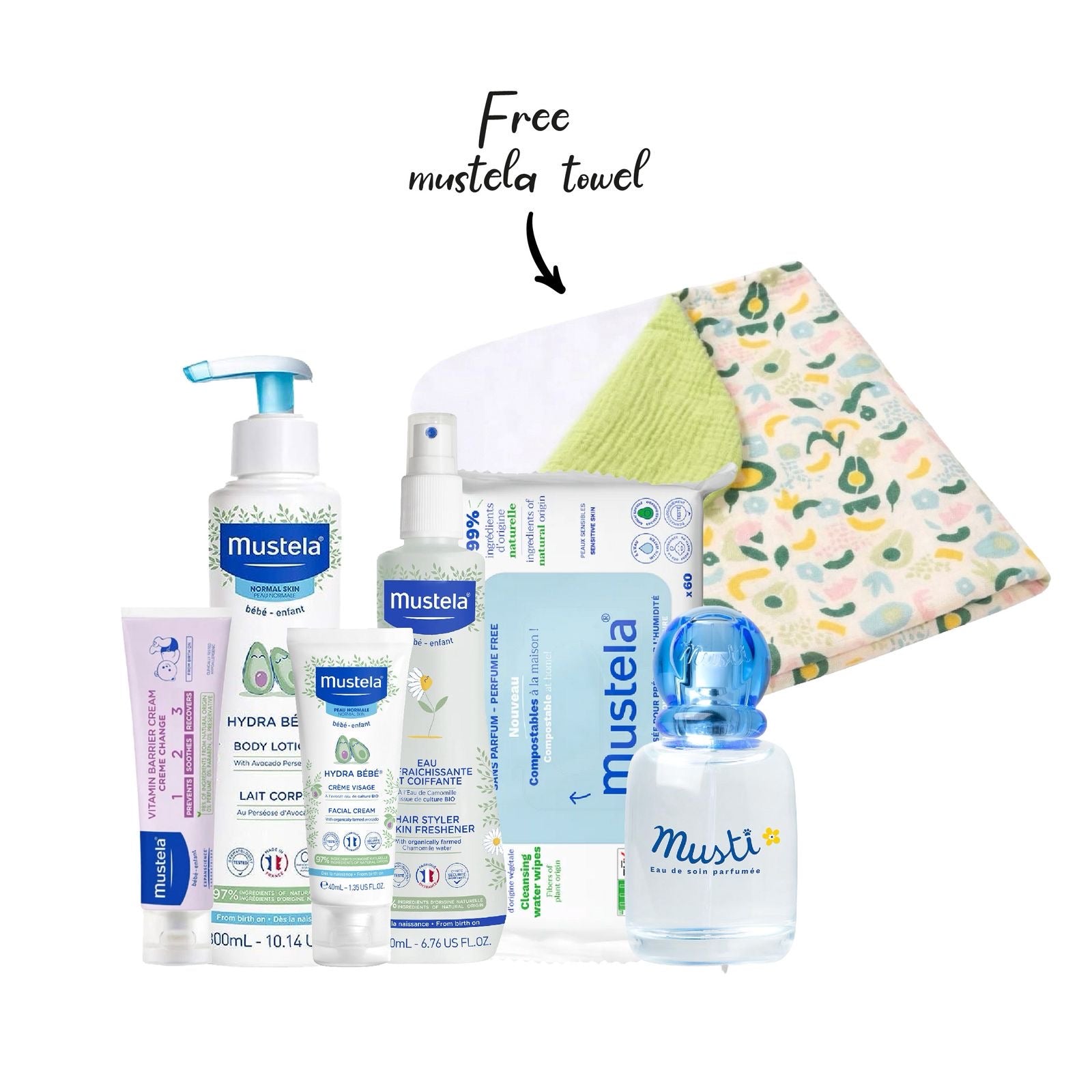 Mustela Baby Set + FREE Towel