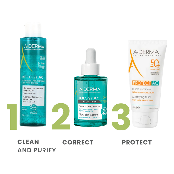 Aderma Biology AC Night Peel Serum 30ML