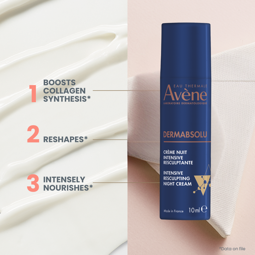 Avene DermAbsolu Filler Eye Contour Cream & Intensive Resculpting Night Cream Duo Pack