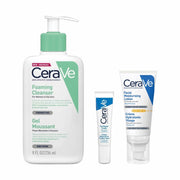 CERAVE FOAMING CLEANSER 236ML+ CERAVE FACIAL MOISTURIZING LOTION AM SPF30 52ML+CERAVE EYE REPAIR CREAM 14ML