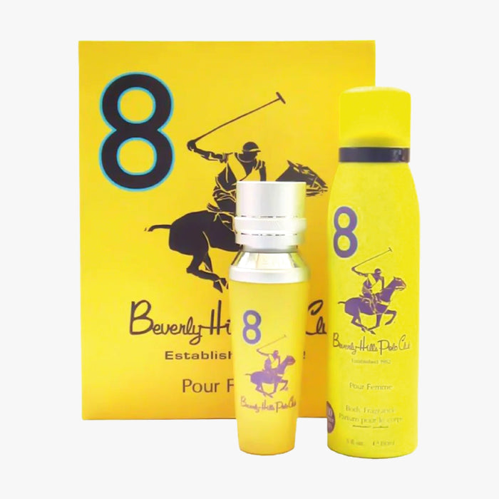 Beverly Hills Polo Club Sports Women Deo 175ml & Eau De Toilette 50ml EIGhT