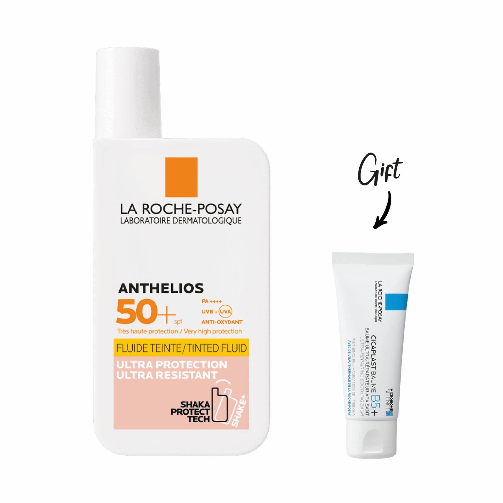 LA ROCHE POSAY ANTHELIOS UVMUNE 400 INVISIBLE TINTED SUNSCREEN SPF50+ 50ML+ FREE Cicaplast Sample