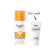 EUCERIN OIL CONTROL SUN GEL CREAM SPF 50+ 50ML + Free Sample