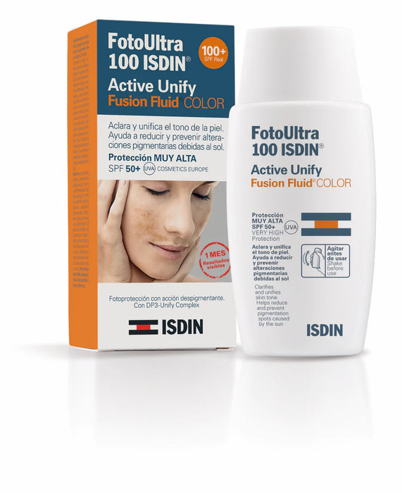 ISDIN FOTO ULTRA 100 ACTIVE UNIFY COLOR FUSION FLUID SPF 50+ 50ML